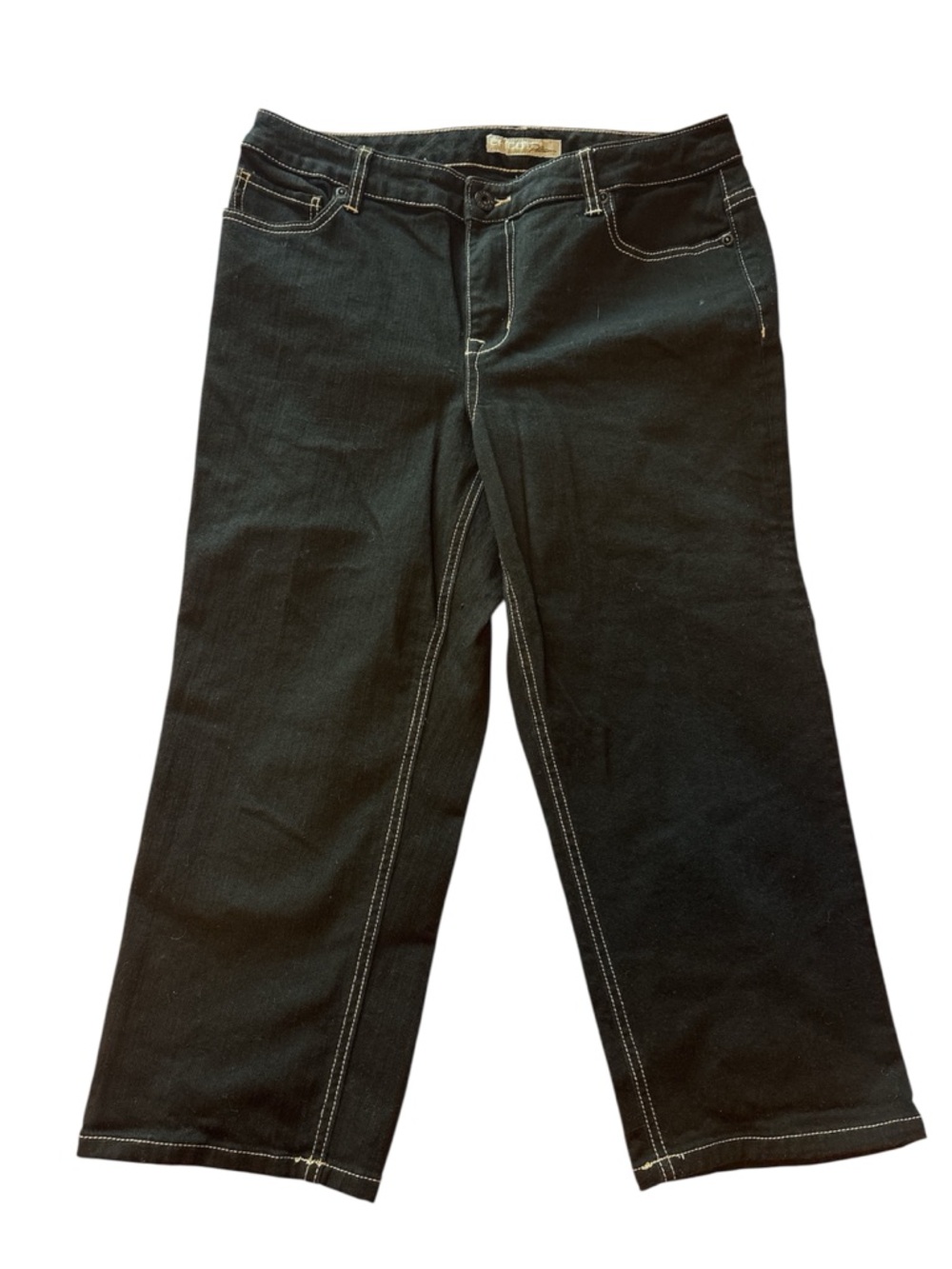 Chico's Black Cropped Jeans